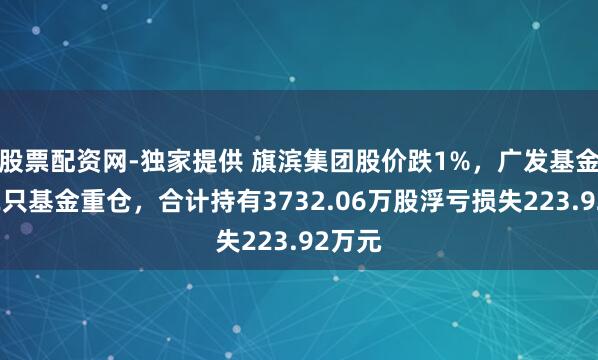 股票配资网-独家提供 旗滨集团股价跌1%，广发基金旗下2只基金重仓，合计持有3732.06万股浮亏损失223.92万元
